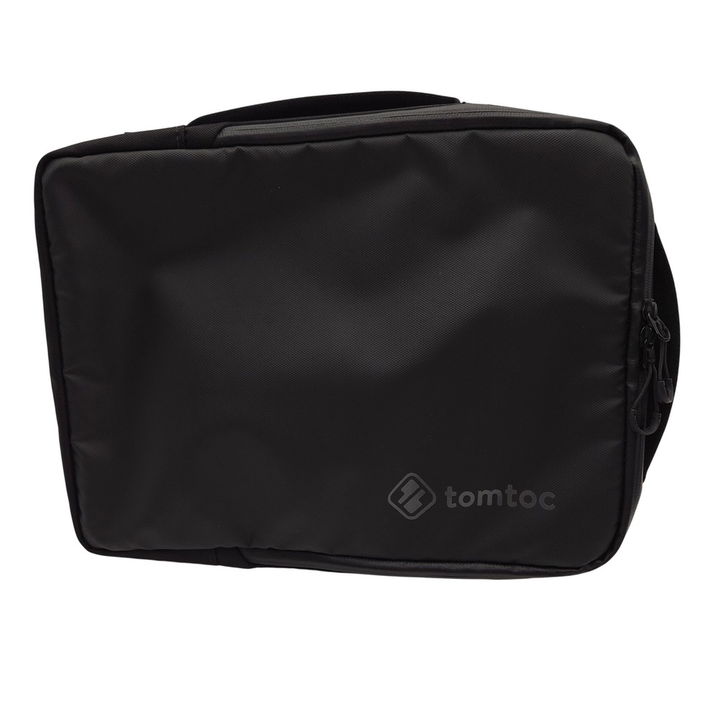 Tomtoc 360 Urban Black Laptop Tablet Shoulder Bag Cordura‎ Ballistic Fabric Case